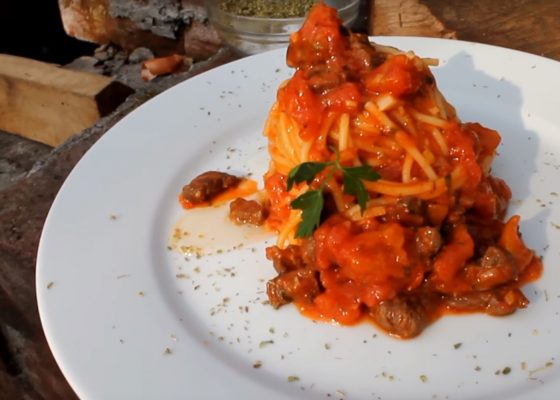 The Best Spaghetti Bolognese recipe outdoor